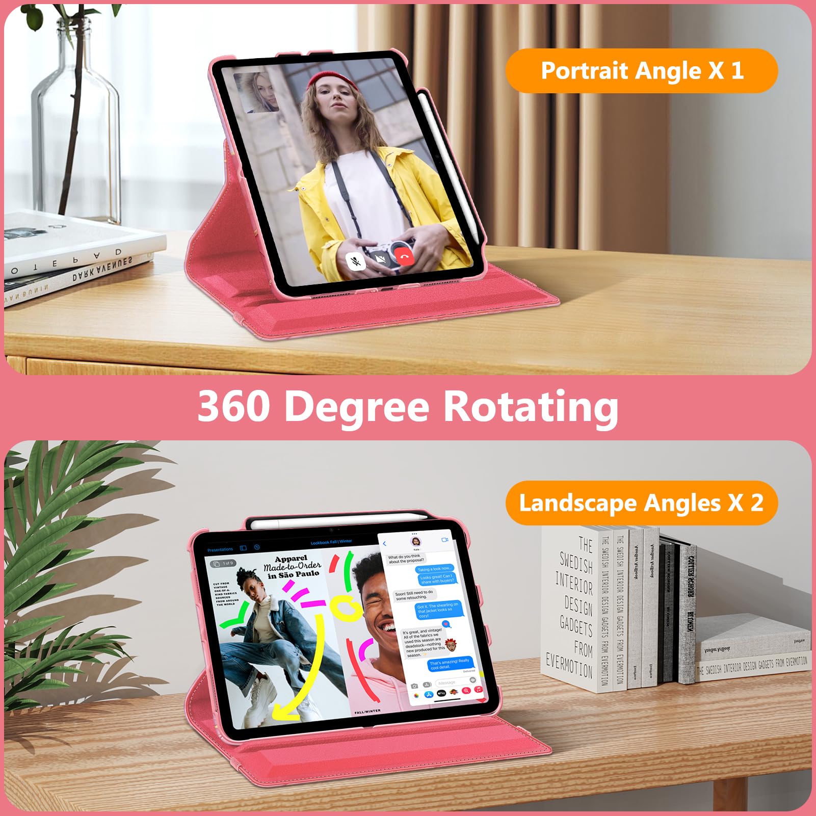 Foto 5 pulgar | Funda Giratoria Fintie Para Ipad 11.ª Generación De 11 Pulgadas Y 10.ª Generación De 10.9 Pulgadas - Venta Internac