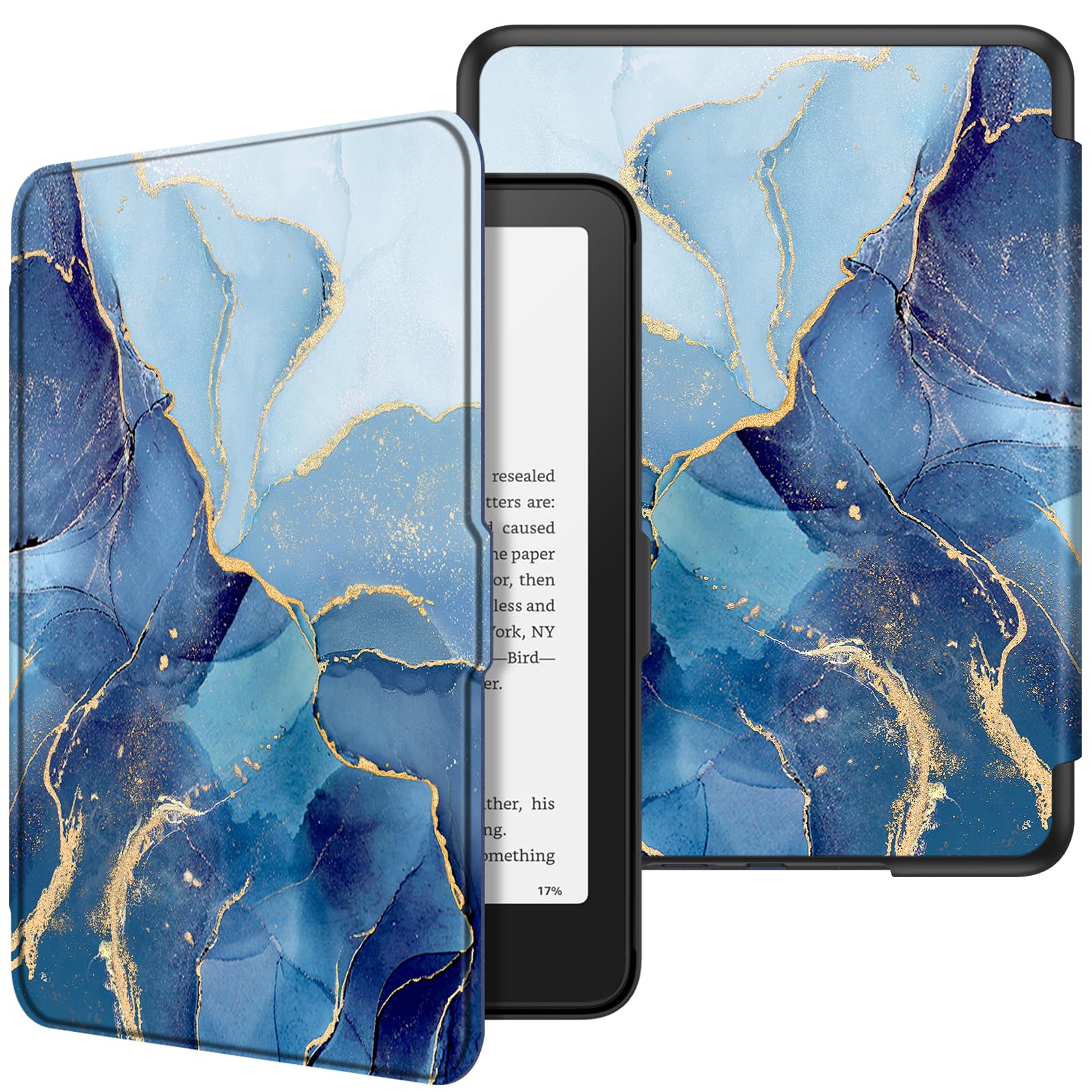 Foto 2 pulgar | Funda Fintie Para Kindle Paperwhite 12.ª Generación (2024) Ocean Marble - Venta Internacional.