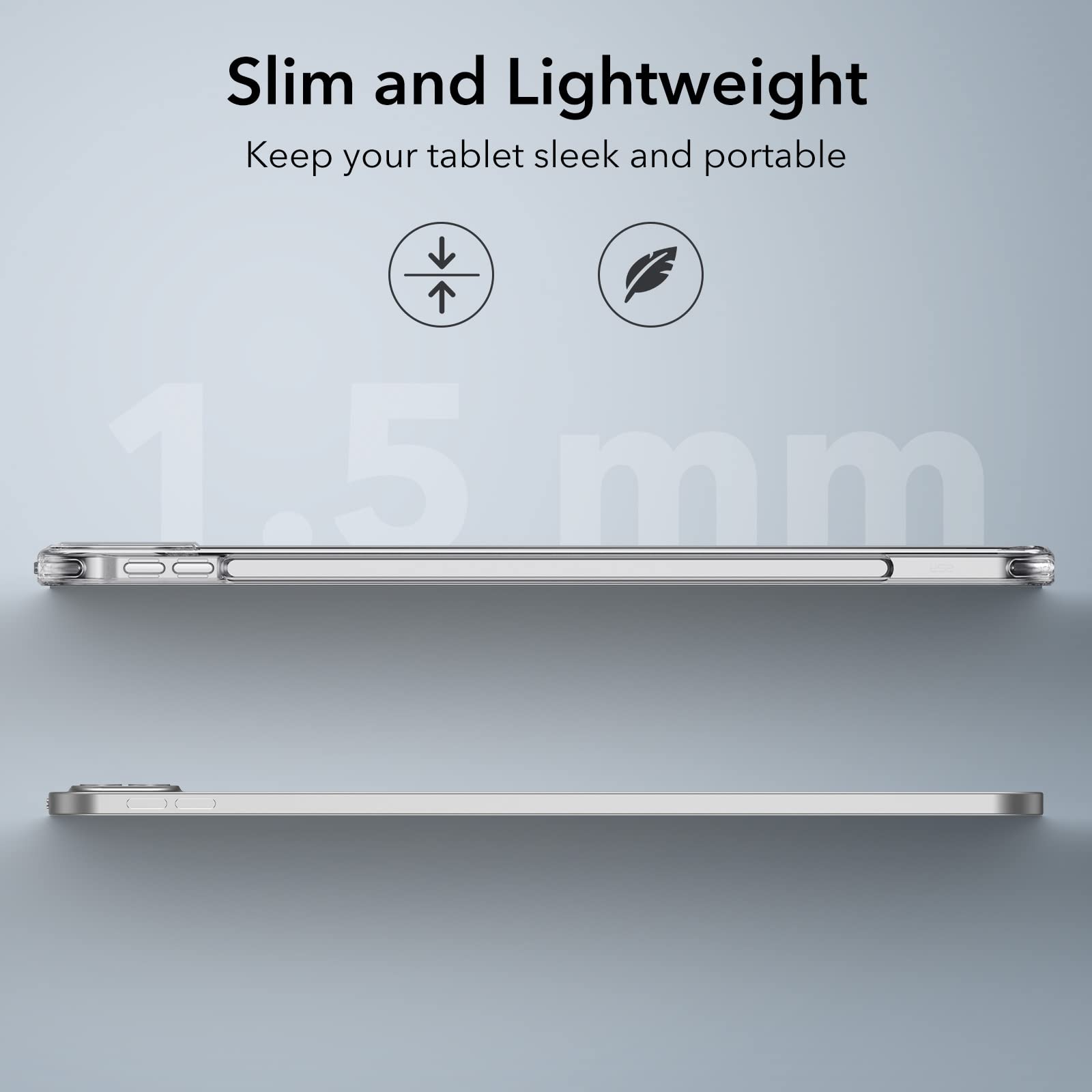 Foto 4 pulgar | Funda Esr Para Ipad Pro 12.9 (2022/2021) De 6.ª Y 5.ª Generación, Resistente Al Amarilleo - Venta Internacional.