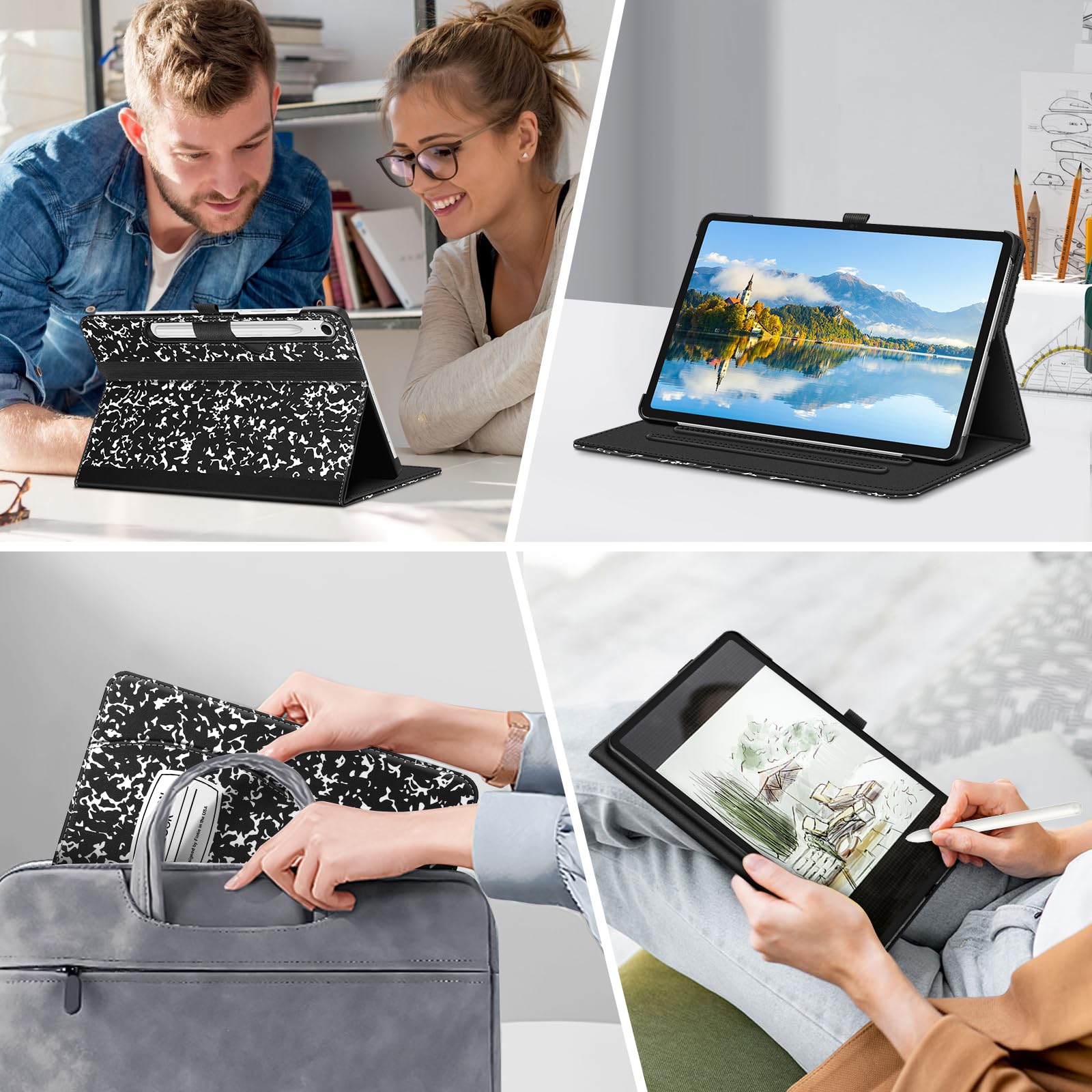 Foto 8 pulgar | Funda Fintie Para Samsung Galaxy Tab S10 Fe/s9 Fe 5g 10.9/tab S9 - Venta Internacional.
