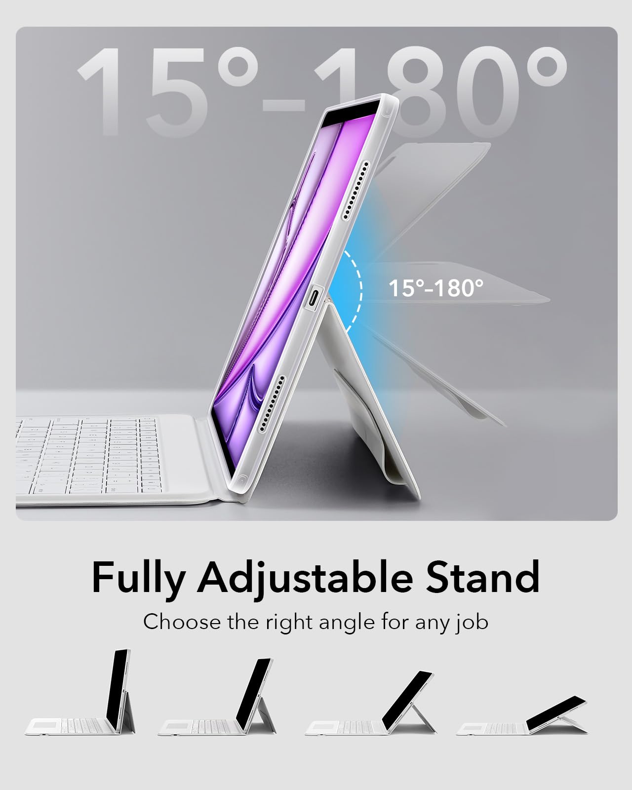 Foto 5 pulgar | Funda Con Teclado Esr Ascend Para Ipad Air 13'' 2024 Con Panel Táctil - Venta Internacional.