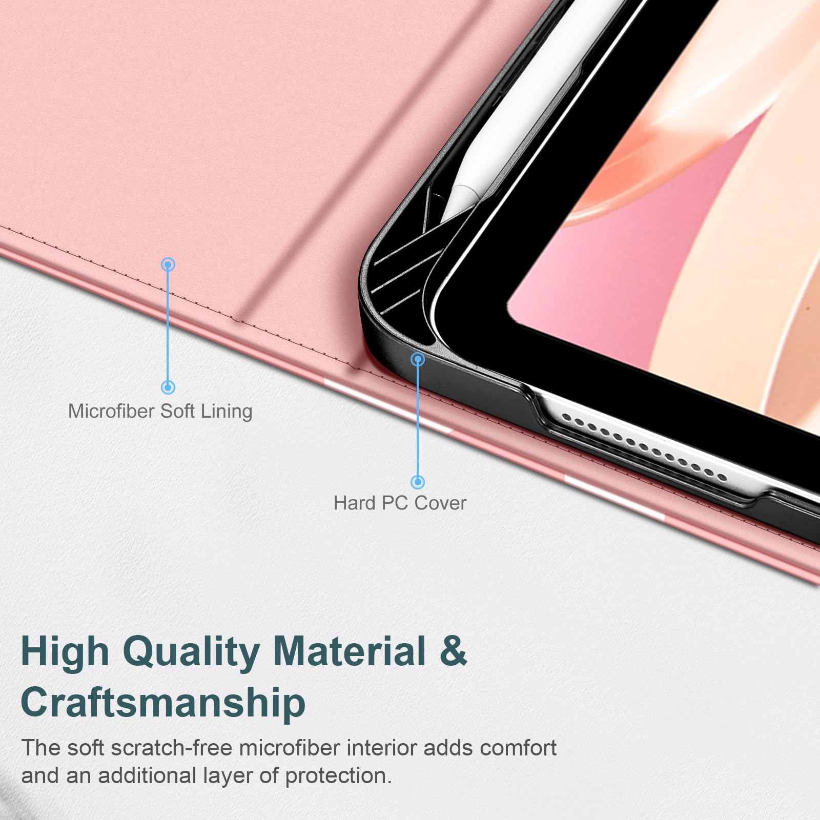 Foto 7 | Funda Fintie Para Ipad 11.ª Generación De 11 Pulgadas Y 10.ª Generación De 10,9 Pulgadas Con Lápiz - Venta Interna