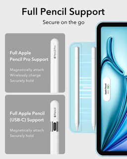 Foto 6 | Funda Esr Para Ipad Air M3/m2 De 11 Pulgadas (2025/2024), Color Azul Claro - Venta Internacional.