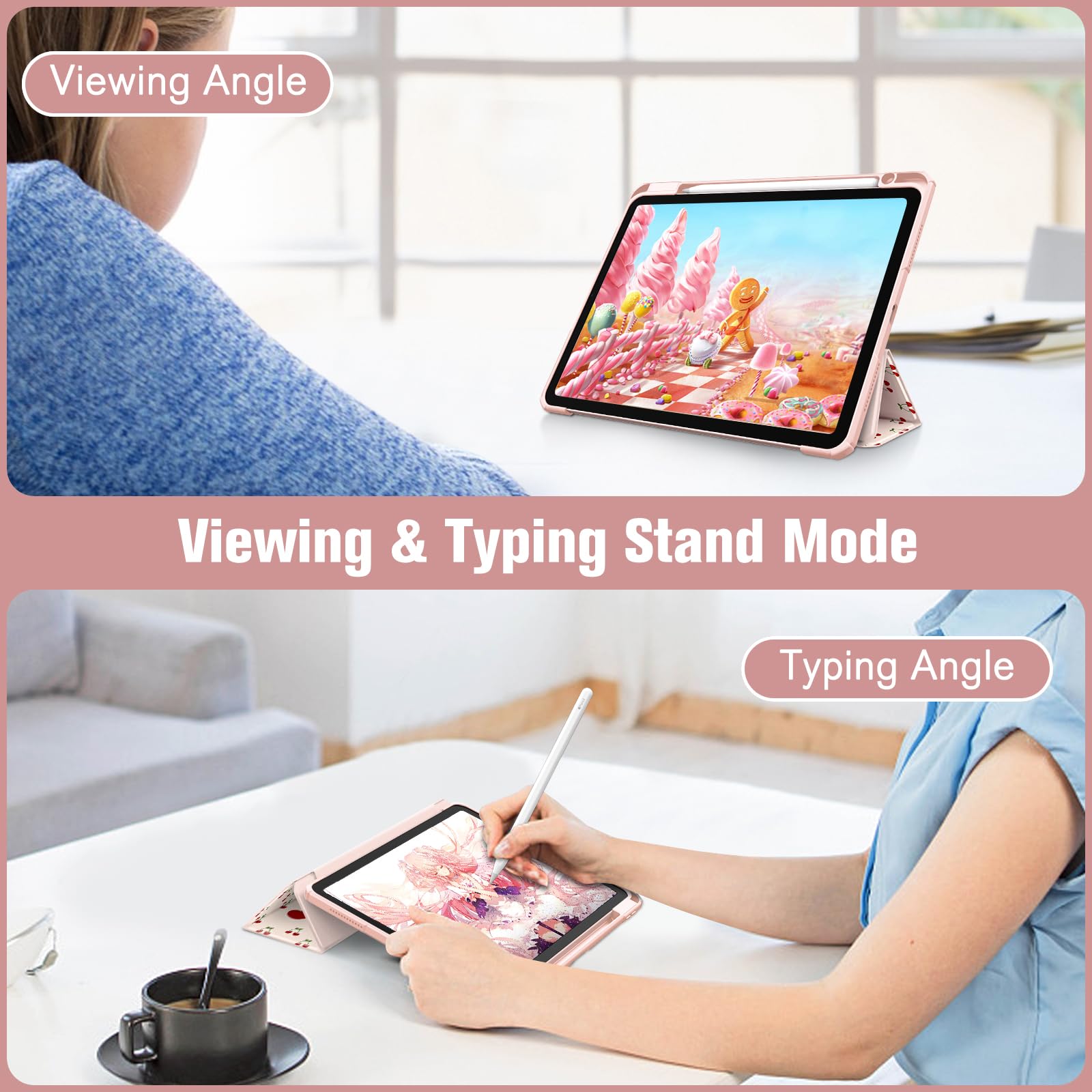 Foto 5 pulgar | Funda Fintie Hybrid Slim Para Ipad Air De 11 Pulgadas M3 (2025) /m2  - Venta Internacional.