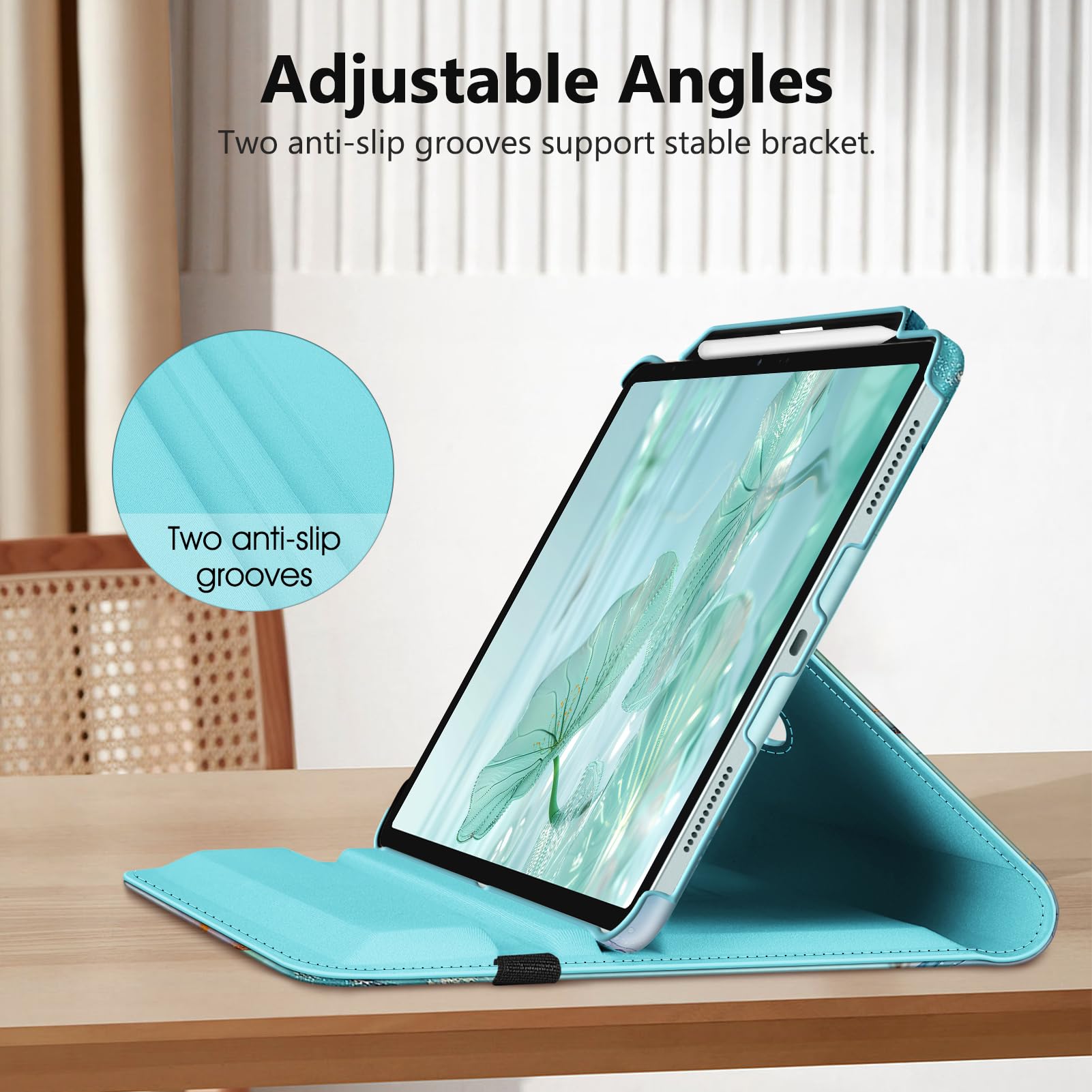 Foto 6 pulgar | Funda Giratoria Fintie Para Ipad Air De 13 Pulgadas (m3) 2025, (m2) 2024 - Venta Internacional.