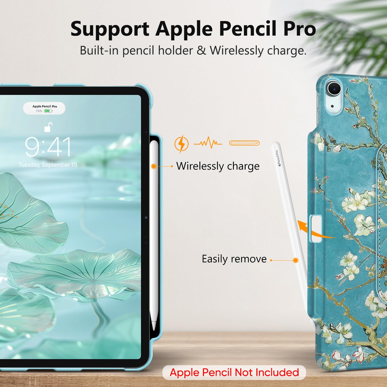 Foto 7 pulgar | Funda Giratoria Fintie Para Ipad Air De 13 Pulgadas (m3) 2025, (m2) 2024 - Venta Internacional.