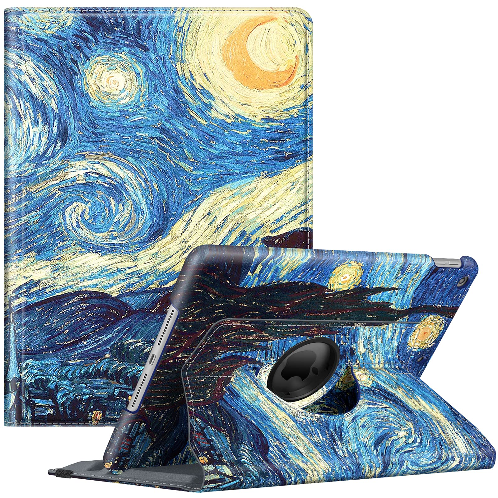 Foto 2 pulgar | Funda Giratoria Fintie Para Ipad De 9ª, 8ª Y 7ª Generación De 10,2 Pulgadas, Azul - Venta Internacional.