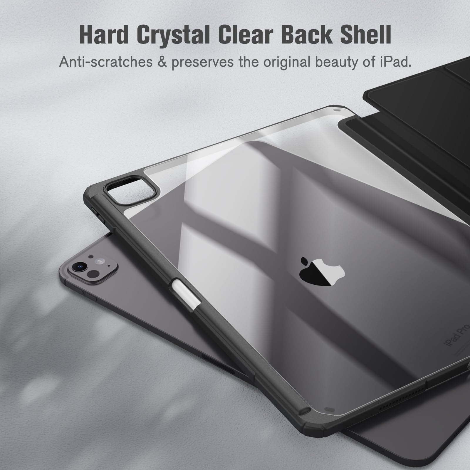 Foto 4 | Funda Fintie Hybrid Slim Para Ipad Pro 13 Pulgadas (m4) 2024 Negra - Venta Internacional.