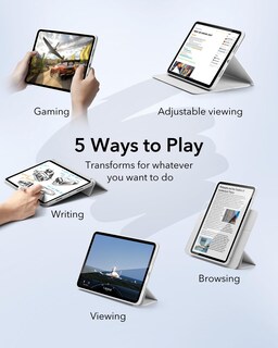 Foto 3 | Funda Esr Para Ipad Pro M4 De 13 Pulgadas (2024) Con Soporte Para Lápices, Color Blanco - Venta Internacional.