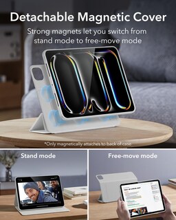 Foto 4 | Funda Esr Para Ipad Pro M4 De 13 Pulgadas (2024) Con Soporte Para Lápices, Color Blanco - Venta Internacional.