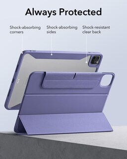 Foto 7 | Funda Esr Para Ipad Pro 11 2024 5ª Generación Con Soporte Para Lápices, Color Morado - Venta Internacional.
