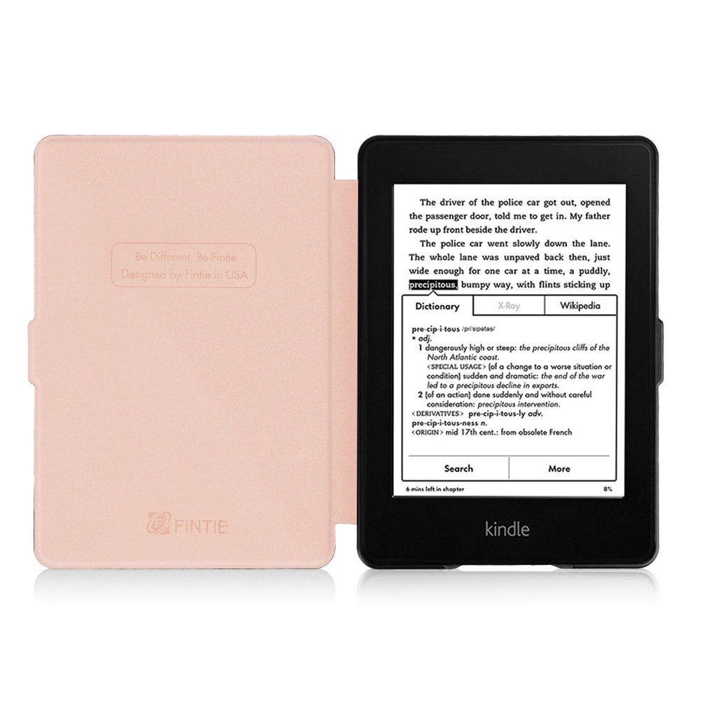 Foto 6 pulgar | Funda Fintie Slimshell Para Kindle Paperwhite 2012-2017, Color Oro Rosa - Venta Internacional.