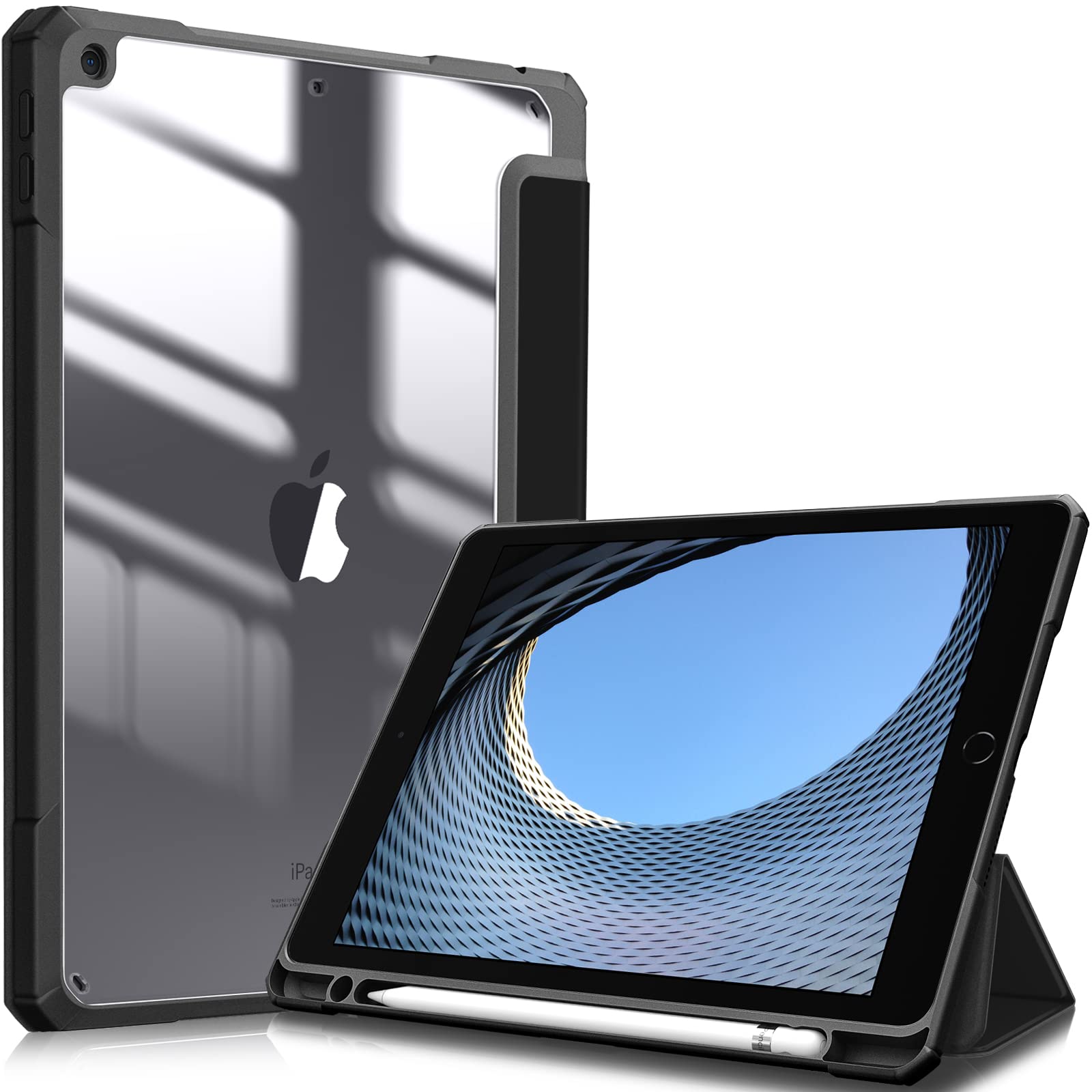 Foto 1 | Funda Fintie Hybrid Slim Para Ipad 9ª, 8ª Y 7ª Generación De 10,2 Pulgadas, Color Negro - Venta Internacional.