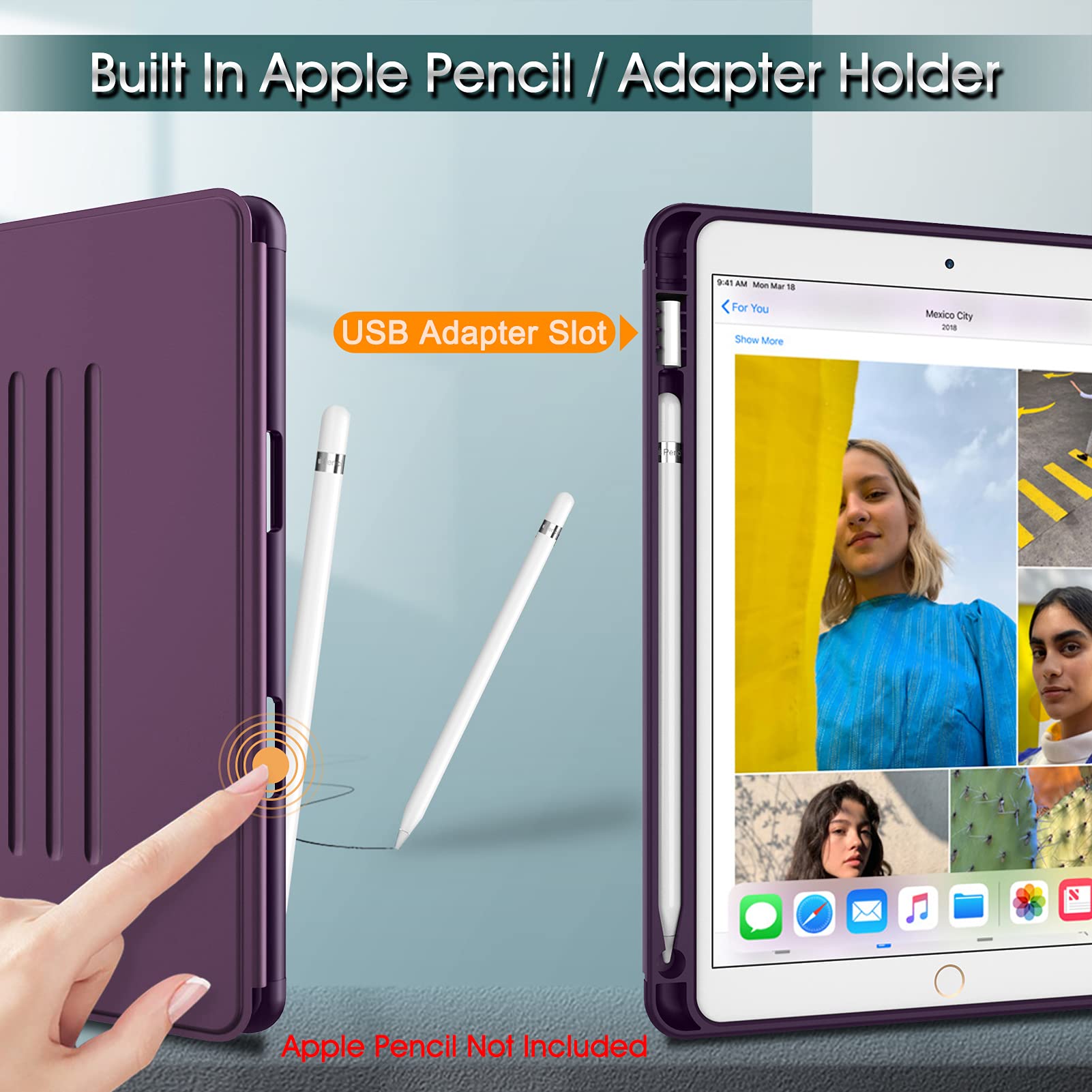 Foto 5 pulgar | Soporte Magnético Case Fintie Para Ipad Air 10.5 3.ª Generación 2019 - Venta Internacional.