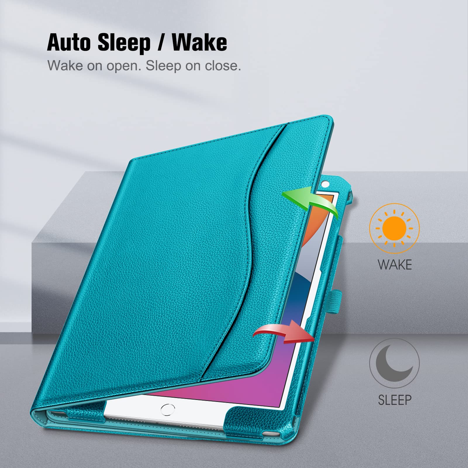 Foto 4 pulgar | Funda Fintie Para Ipad 9ª, 8ª Y 7ª Generación De 10,2 Pulgadas Con Soporte - Venta Internacional.