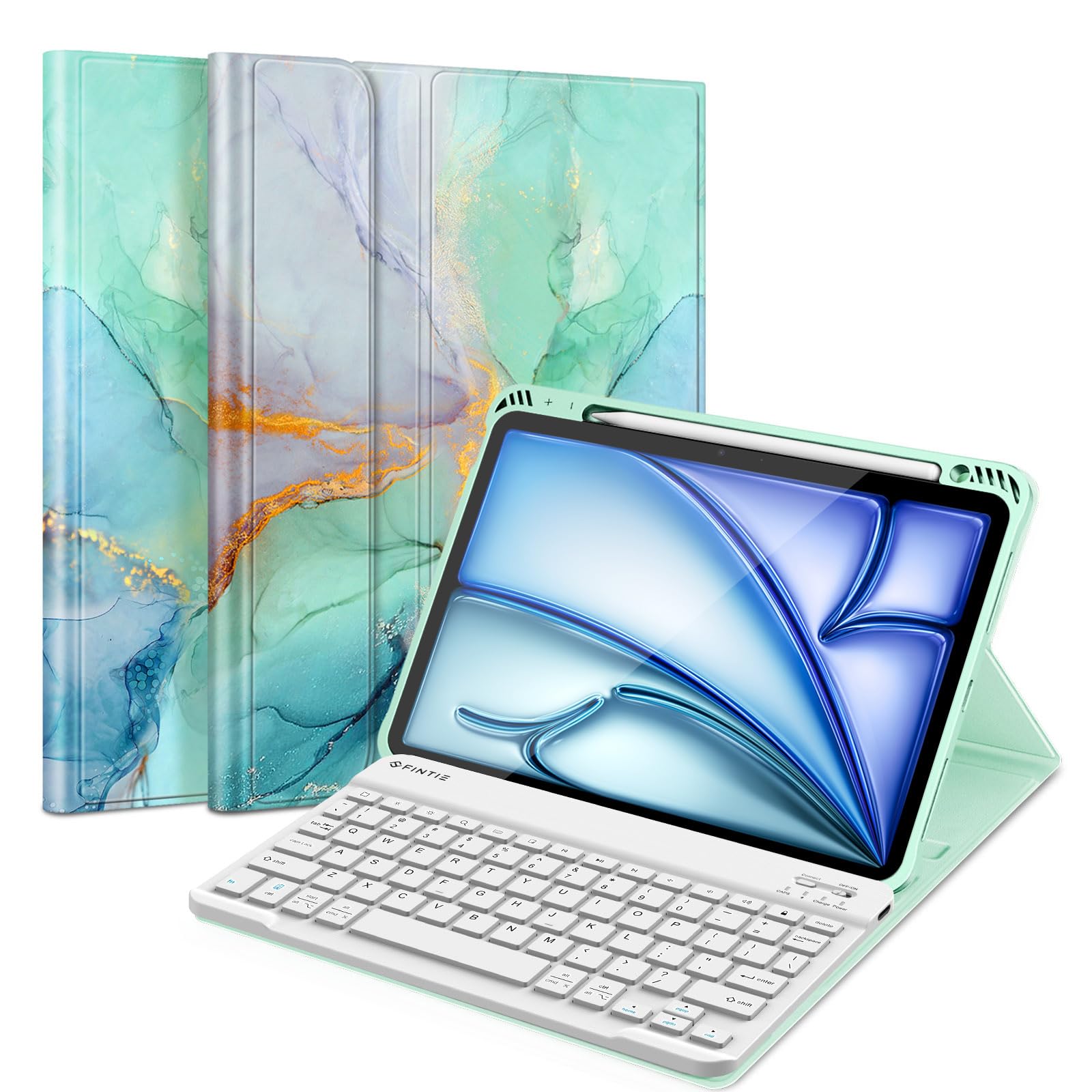 Foto 2 pulgar | Funda Con Teclado Fintie Para Ipad Air 11 M3 (2025) /m2 (2024) - Venta Internacional.