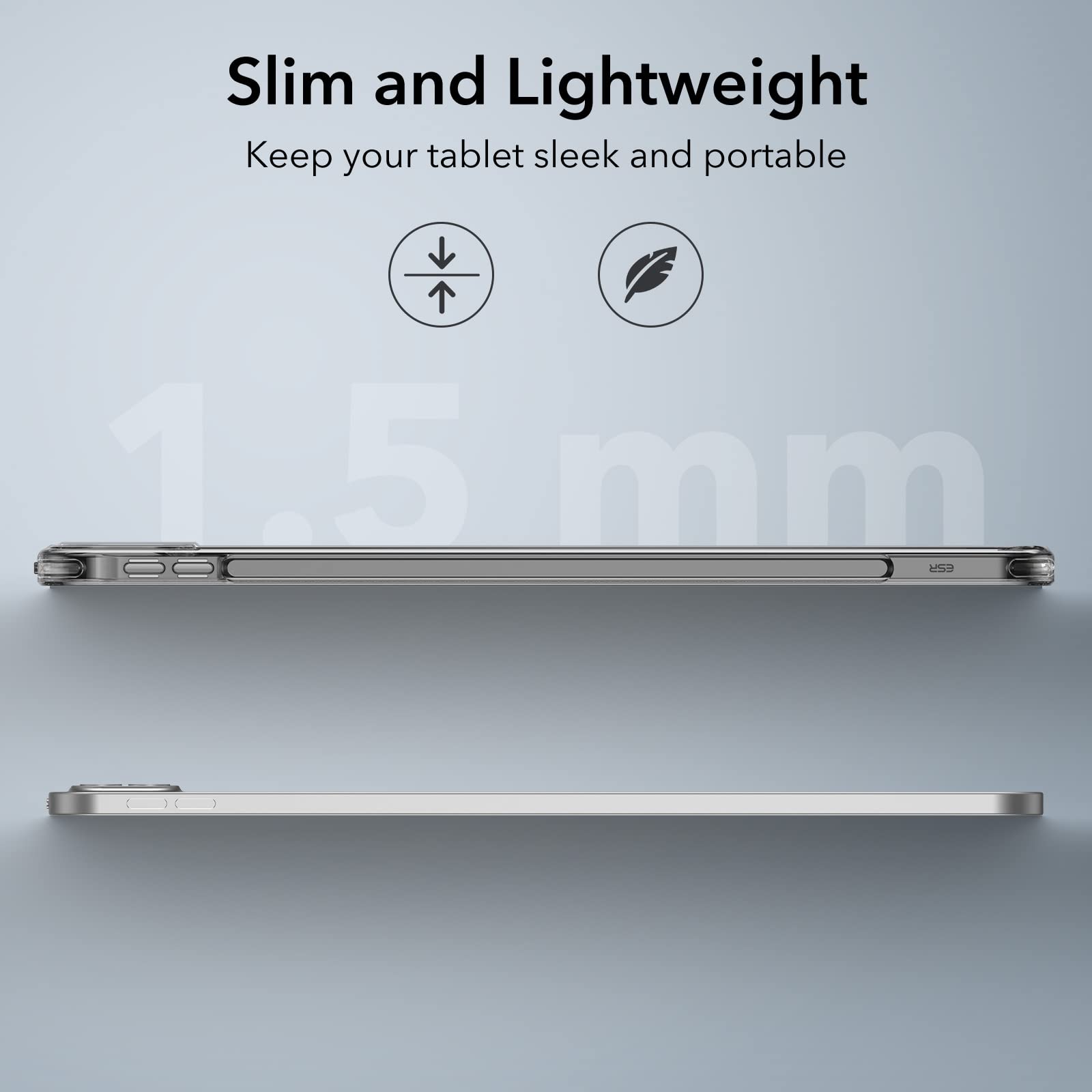 Foto 4 pulgar | Funda Esr Para Ipad Pro 12.9 (2022/2021) De 6.ª Y 5.ª Generación, Resistente Al Amarilleo - Venta Internacional.