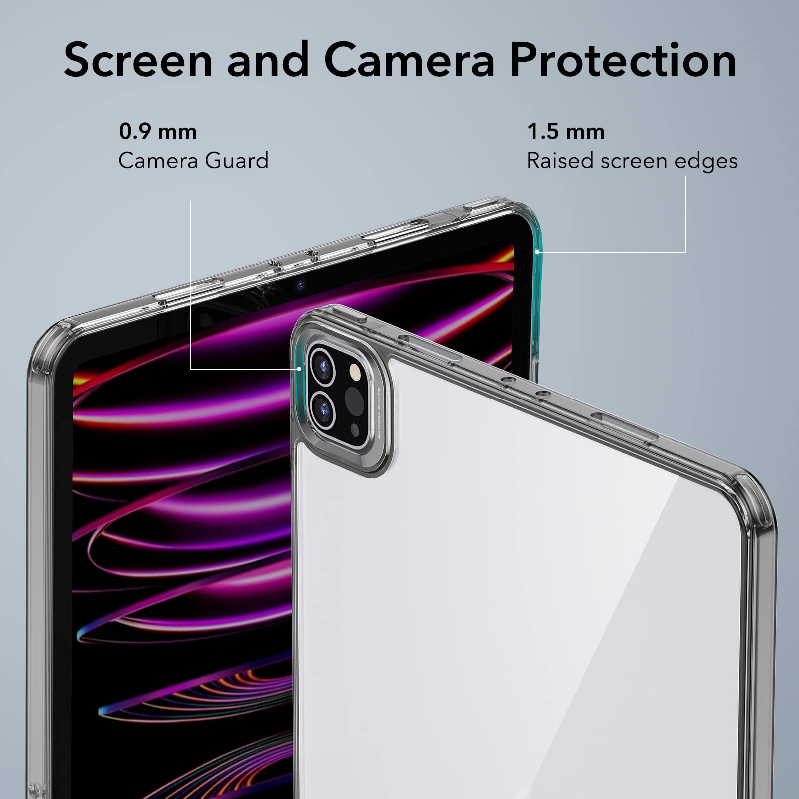 Foto 7 | Funda Esr Para Ipad Pro 12.9 (2022/2021) De 6.ª Y 5.ª Generación, Resistente Al Amarilleo - Venta Internacional.