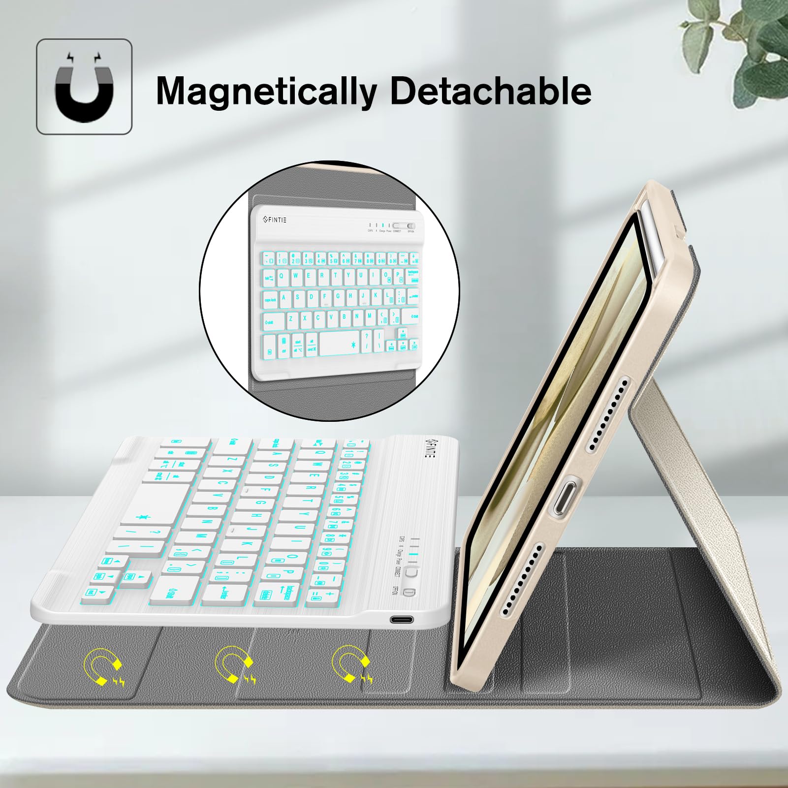Foto 3 pulgar | Funda Con Teclado Fintie Para Ipad Mini (a17 Pro) 7.ª Generación, 2024, 8.3 Pulgadas - Venta Internacional.