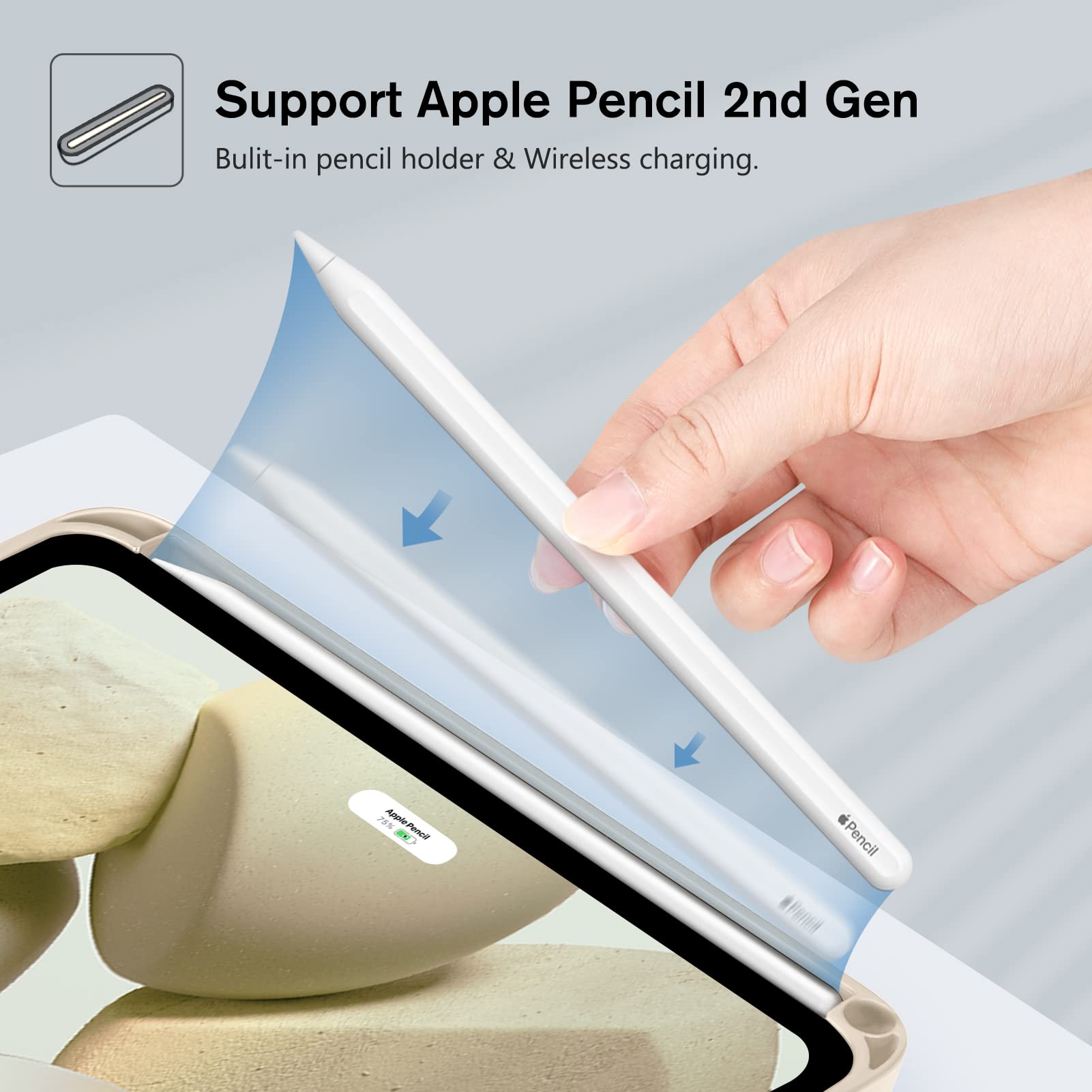 Foto 5 pulgar | Funda Con Teclado Fintie Para Ipad Mini (a17 Pro) 7.ª Generación, 2024, 8.3 Pulgadas - Venta Internacional.