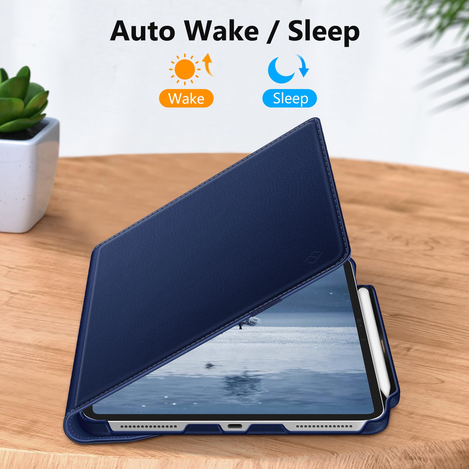 Foto 7 | Funda Giratoria Fintie Para Ipad Pro De 13 Pulgadas (m4) 2024 Con Lápiz - Venta Internacional.