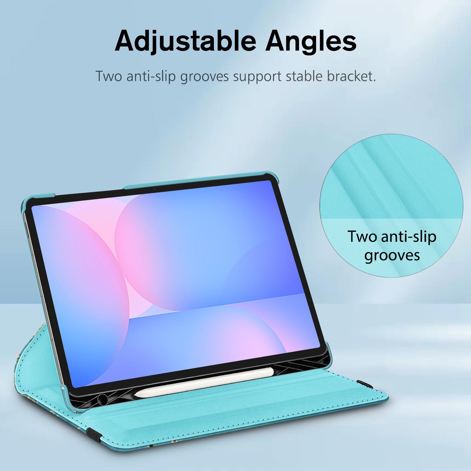 Foto 4 | Funda Giratoria Fintie Para Samsung Galaxy Tab S10 Fe/s9 Fe 5g - Venta Internacional.