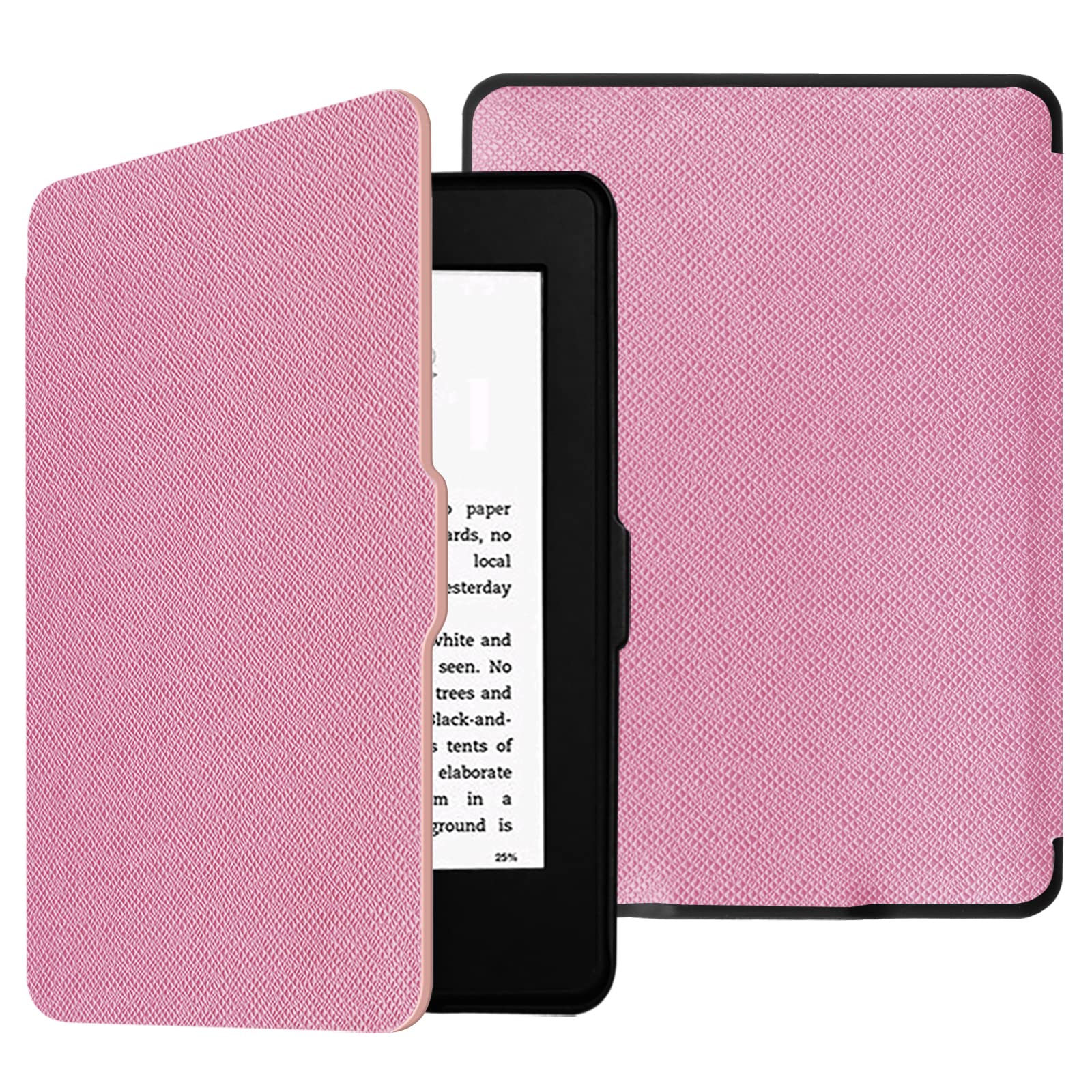 Funda Fintie Slimshell Para Kindle Paperwhite 2012-2017, Color Rosa - Venta Internacional.