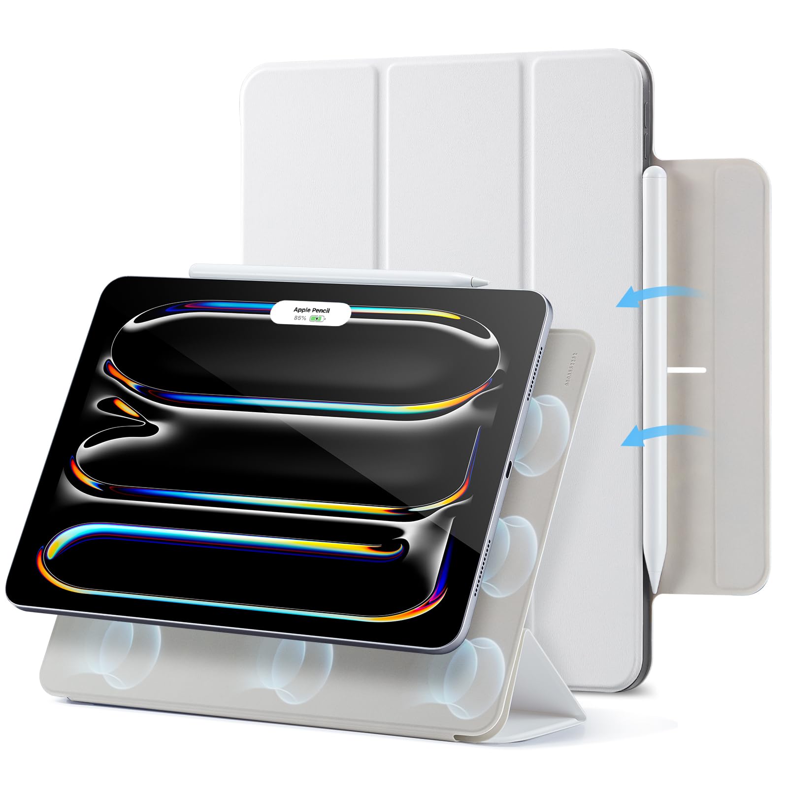 Foto 2 pulgar | Funda Esr Rebound Series Para Ipad Pro 11 2024 (5ª Generación), Color Blanco - Venta Internacional.
