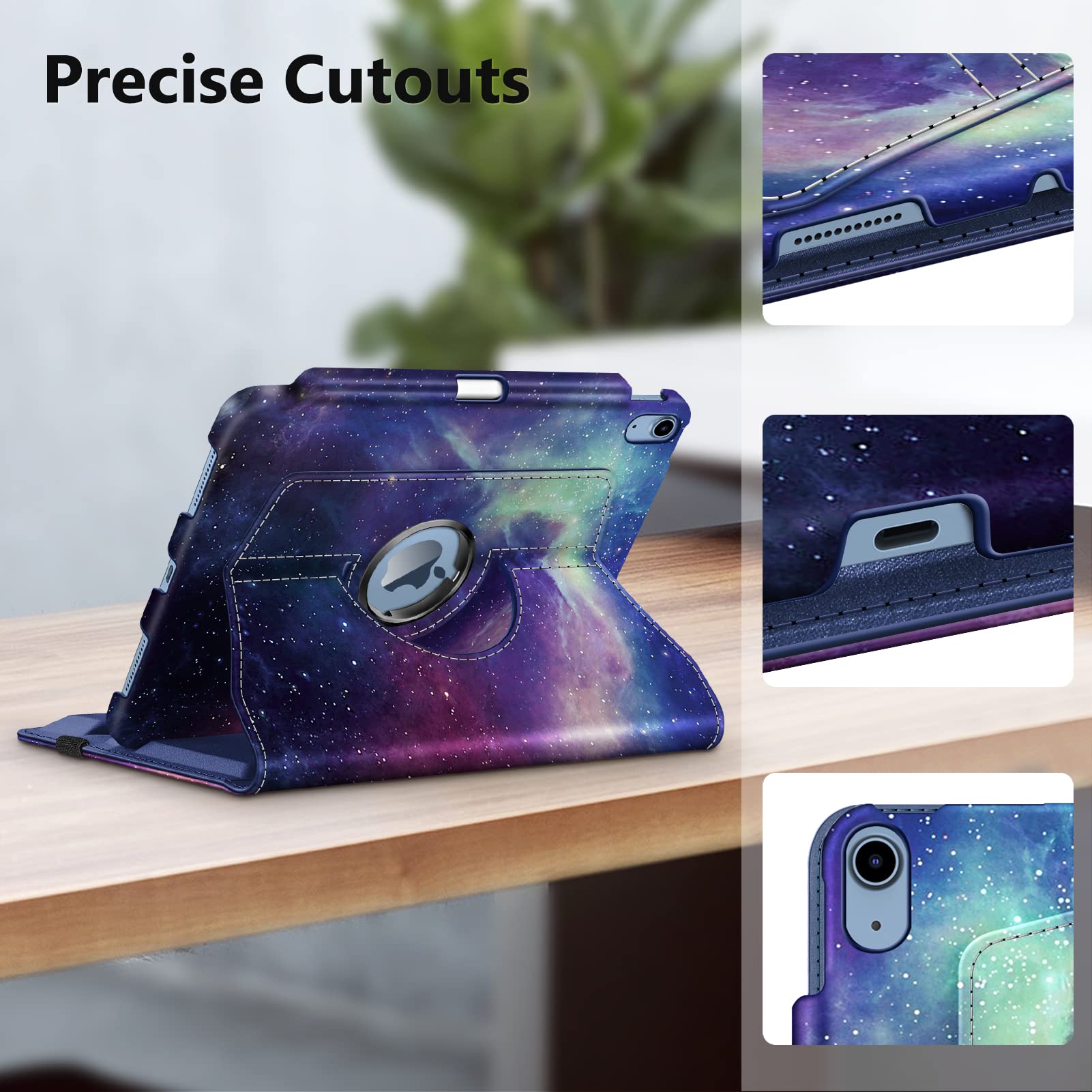 Foto 6 | Funda Giratoria Fintie Para Ipad 11.ª Generación De 11 Pulgadas Con Soporte Para Lápices - Venta Internacional.