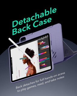 Foto 6 | Funda Esr Shift Series Para Ipad Pro 13 M4 (2024) Con Soporte Morado - Venta Internacional.