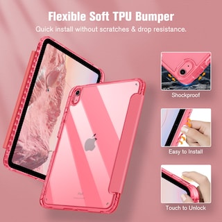 Foto 6 | Funda Fintie Hybrid Slim Para Ipad 11.ª Generación De 11 Pulgadas, Color Sandía - Venta Internacional.