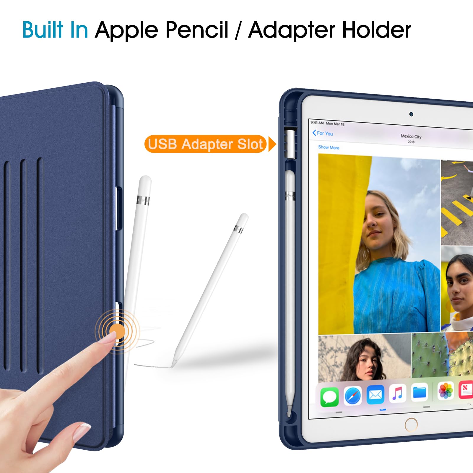 Foto 5 pulgar | Funda Fintie Con Soporte Magnético Para Ipad Air 10.5 3.ª Generación/pro 1 - Venta Internacional.