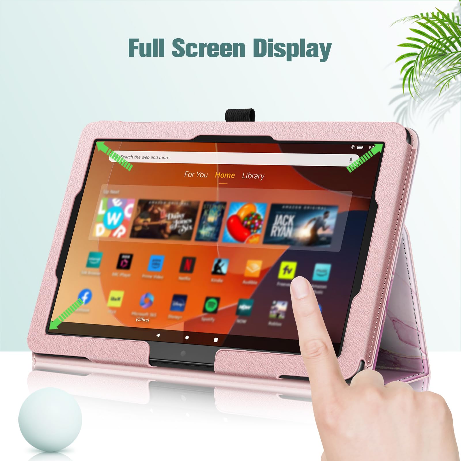 Foto 8 pulgar | Funda Tipo Folio Fintie Para Tablet Amazon Fire Hd 10/10 Plus - Venta Internacional.