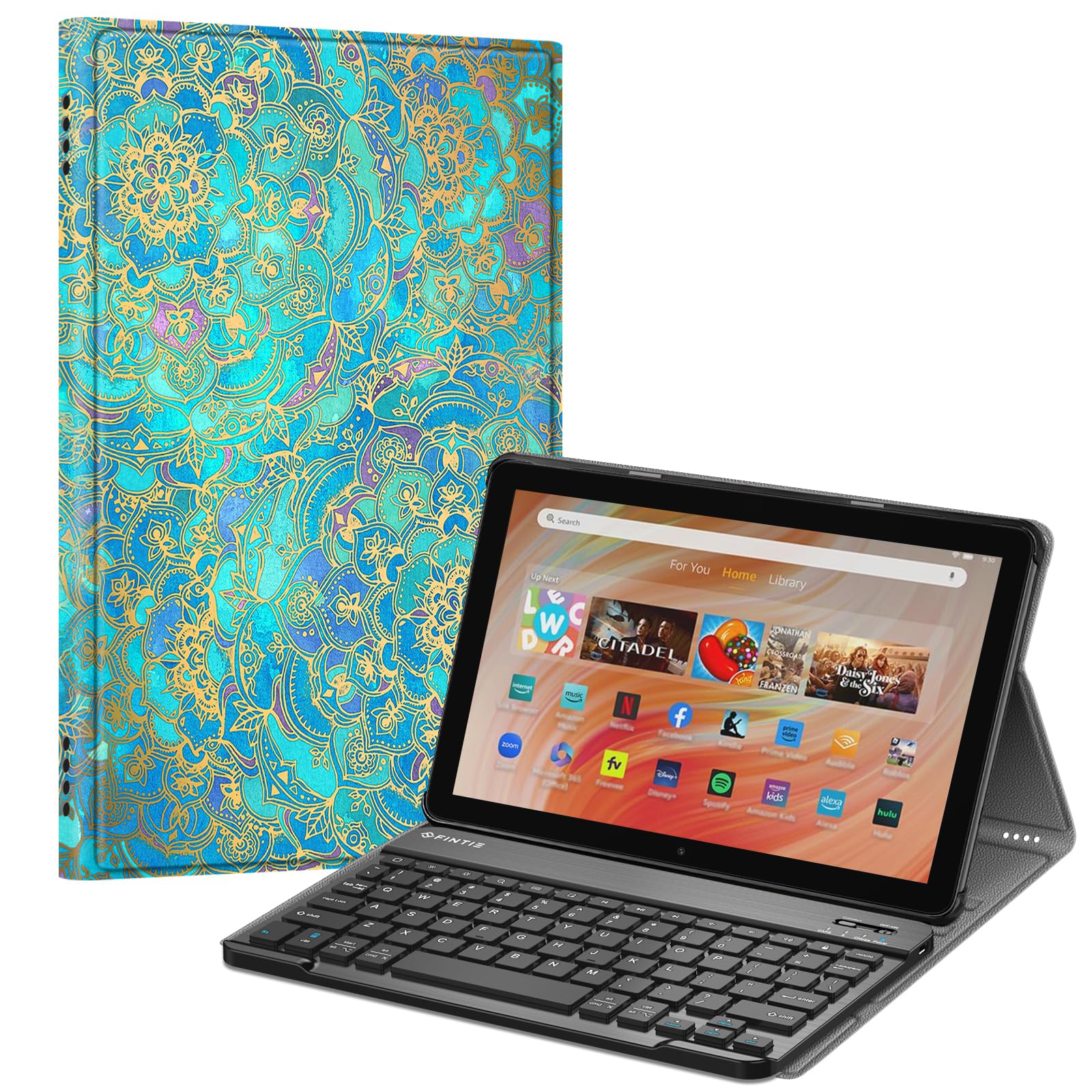 Foto 2 pulgar | Funda De Teclado Fintie Para Tableta Amazon Fire Hd 10 De 13ª Generación - Venta Internacional.