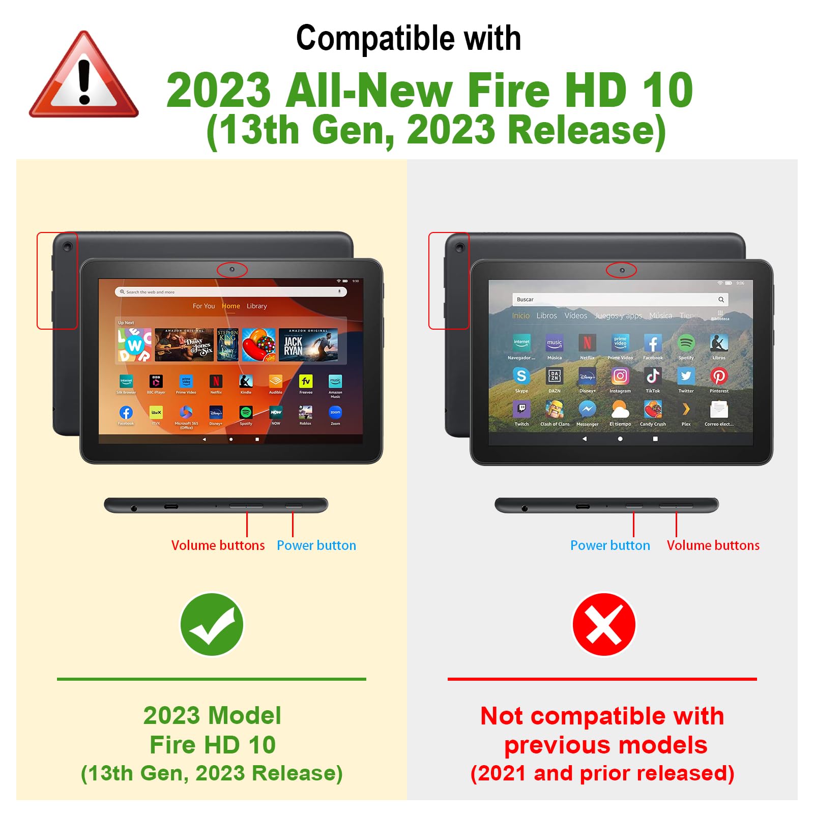 Foto 3 pulgar | Funda De Teclado Fintie Para Tableta Amazon Fire Hd 10 De 13ª Generación - Venta Internacional.