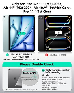 Foto 2 | Funda Esr Para Ipad Air M3/m2 De 11 Pulgadas (2025/2024), Color Blanco - Venta Internacional.