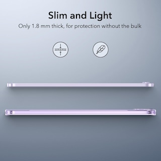 Foto 3 | Funda Esr Para Ipad Air M3/m2 De 11 Pulgadas (2025/2024), Color Morado Transparente - Venta Internacional.