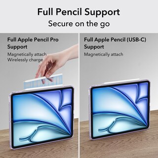 Foto 7 | Funda Esr Para Ipad Air M3/m2 De 11 Pulgadas (2025/2024), Color Morado Transparente - Venta Internacional.