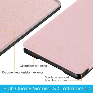 Foto 3 | Funda Fintie Slimshell Para Kindle Paperwhite De Décima Generación, Color Oro Rosa - Venta Internacional.
