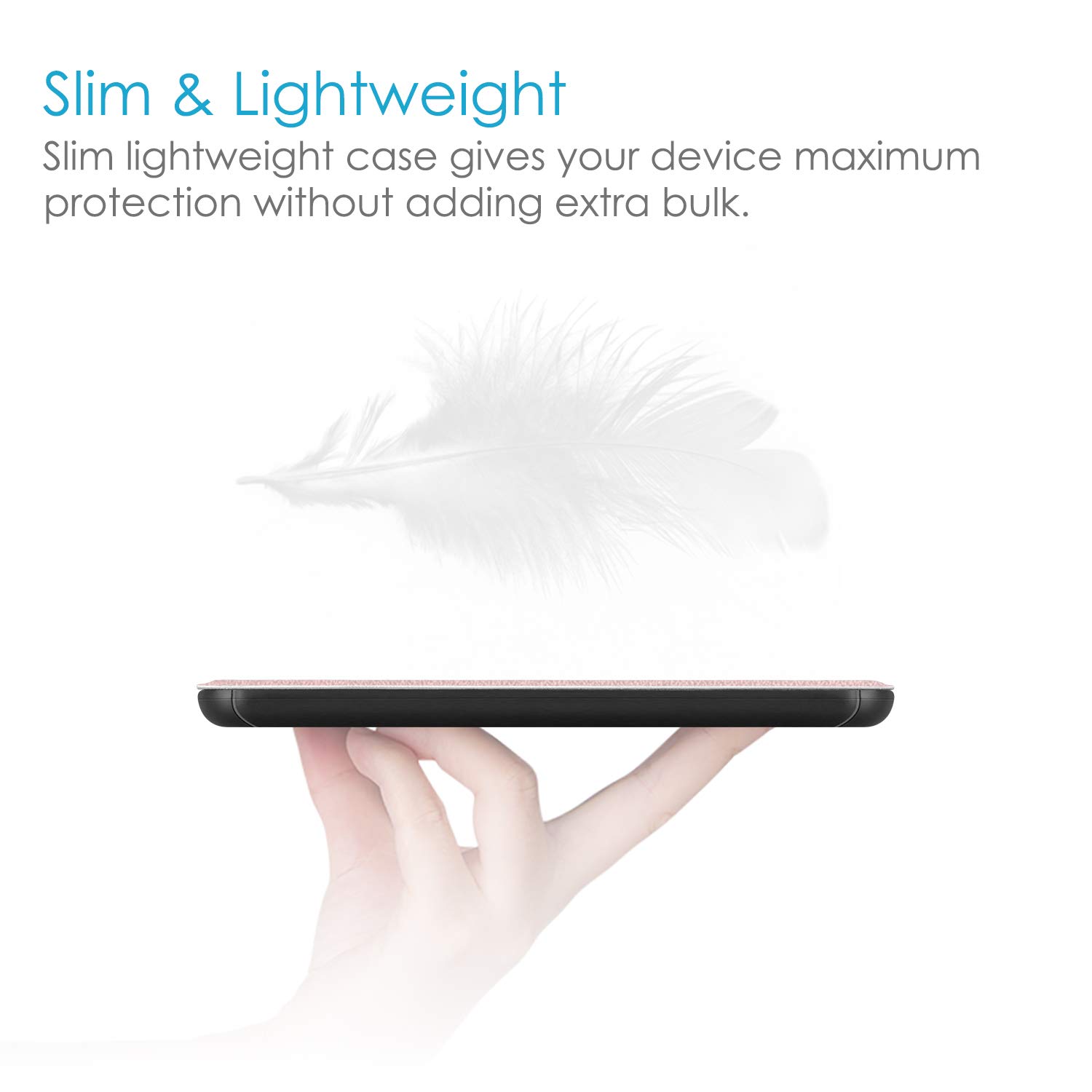 Foto 5 | Funda Fintie Slimshell Para Kindle Paperwhite De Décima Generación, Color Oro Rosa - Venta Internacional.