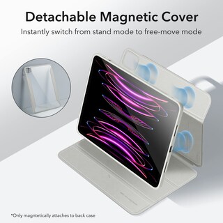Foto 3 | Funda Esr Para Ipad Pro 12.9 (2022/2021) Con Soporte Para Lápices, Color Blanco - Venta Internacional.