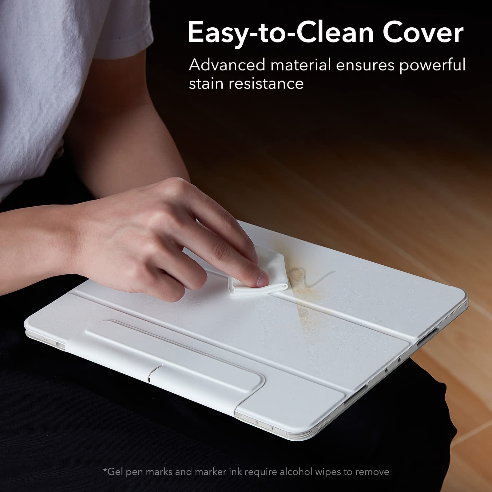 Foto 5 | Funda Esr Para Ipad Pro 12.9 (2022/2021) Con Soporte Para Lápices, Color Blanco - Venta Internacional.