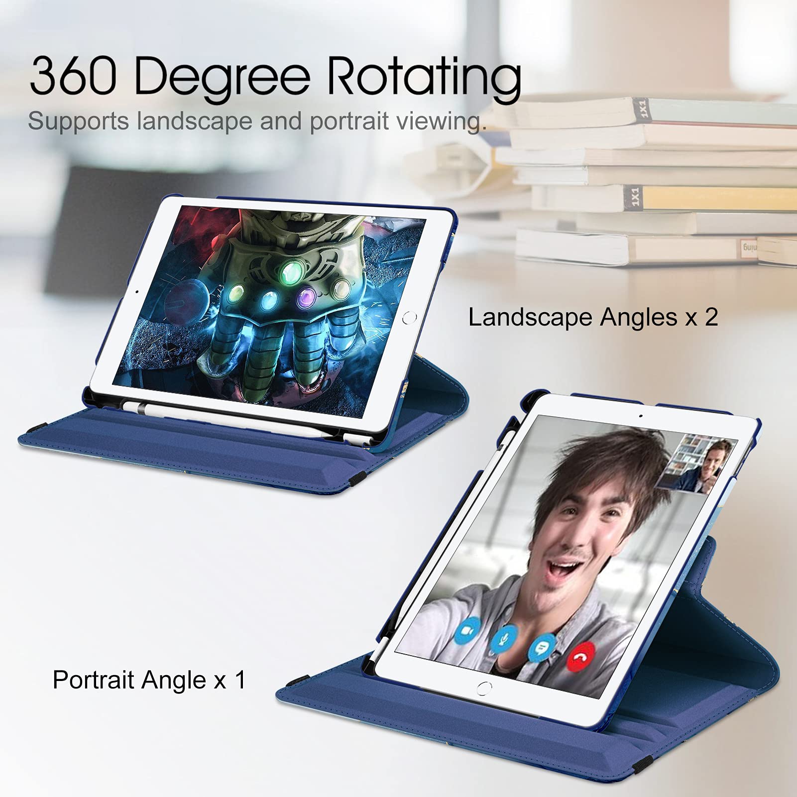 Foto 4 | Funda Giratoria Fintie Para Ipad De 9.ª, 8.ª Y 7.ª Generación 10.2 - Venta Internacional.