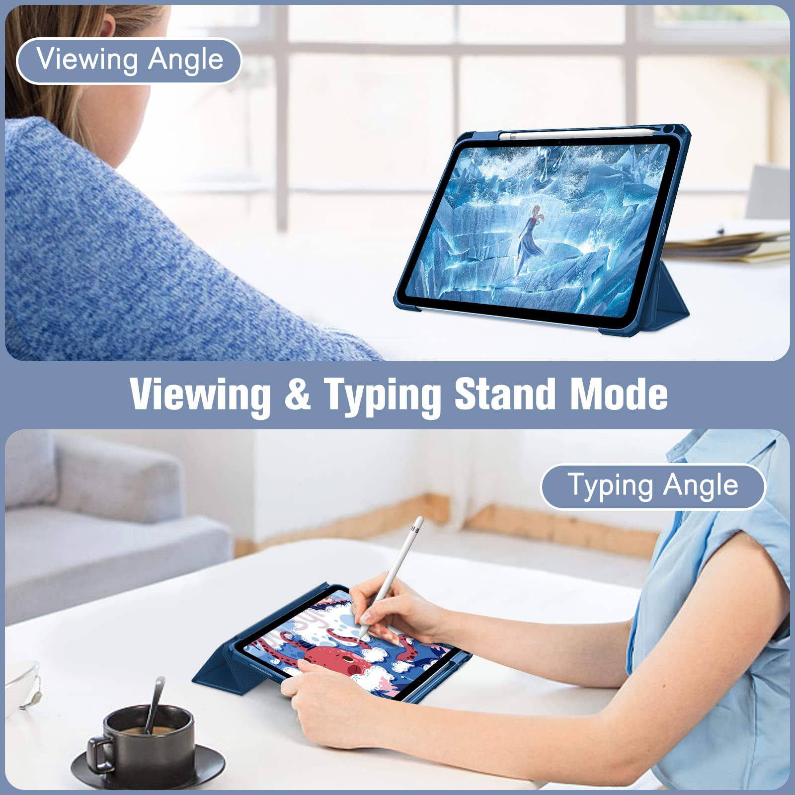 Foto 5 | Funda Fintie Hybrid Slim Para Ipad 11.ª Generación De 11 Pulgadas, Color Azul Marino - Venta Internacional.