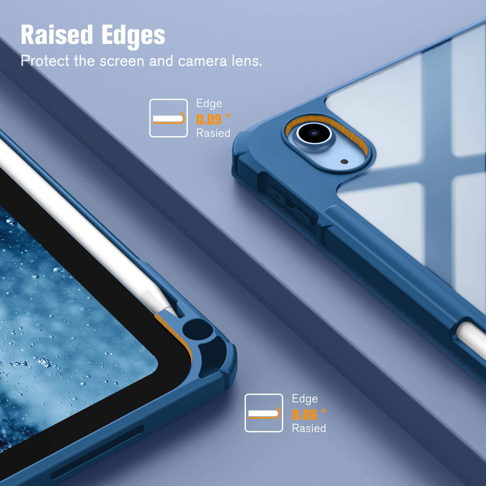 Foto 7 | Funda Fintie Hybrid Slim Para Ipad 11.ª Generación De 11 Pulgadas, Color Azul Marino - Venta Internacional.