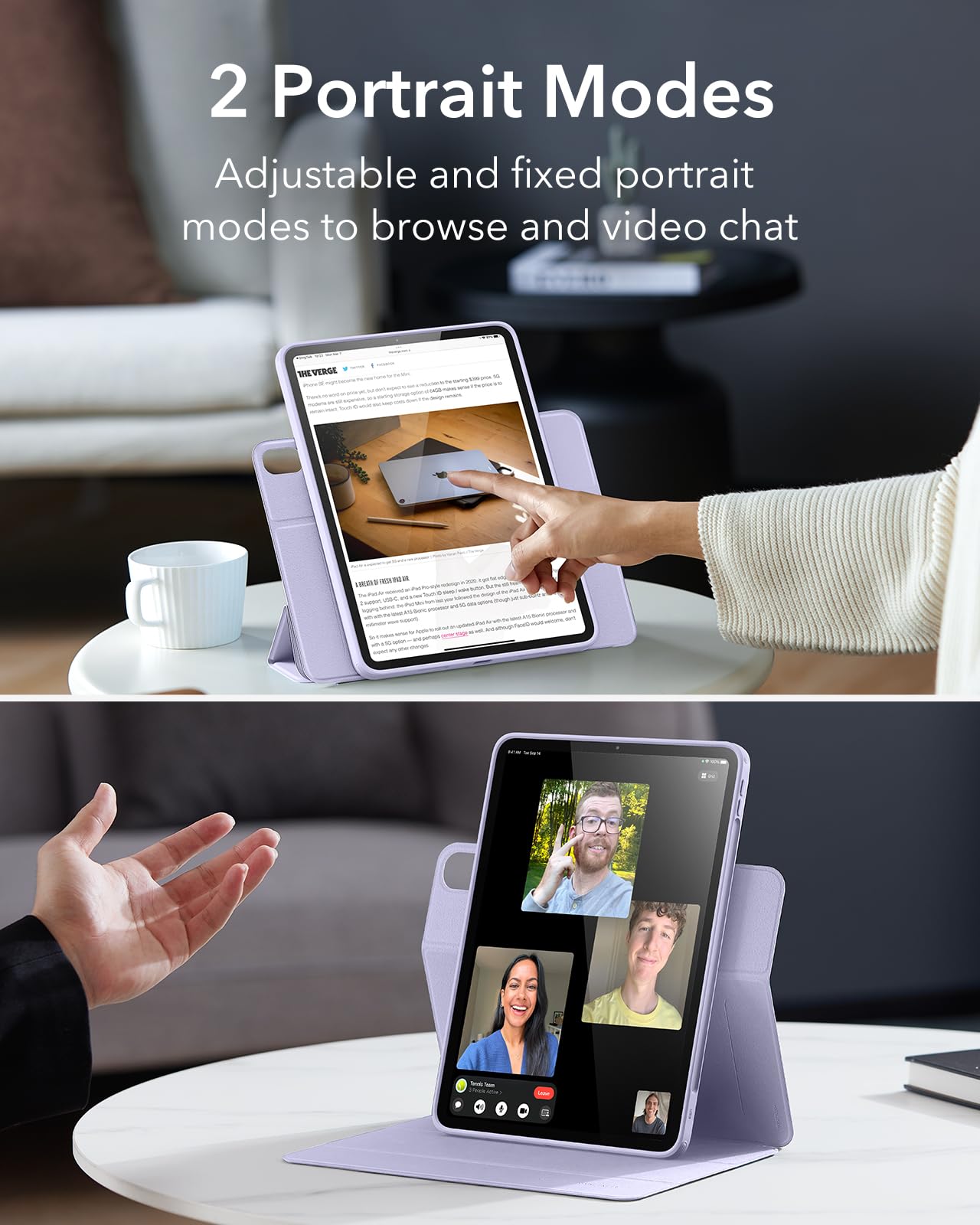 Foto 7 pulgar | Funda Esr Para Ipad Air De 13 Pulgadas (2025/2024) Con Soporte Para Lápices - Venta Internacional.