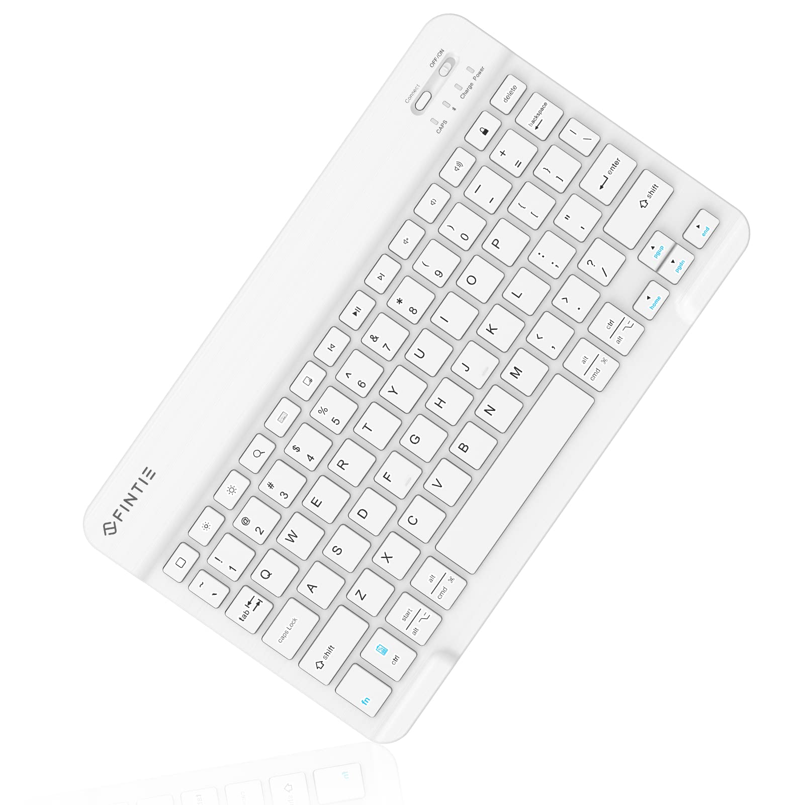 Teclado Bluetooth Inalámbrico Fintie De 10 Pulgadas Para Ipad Blanco - Venta Internacional.
