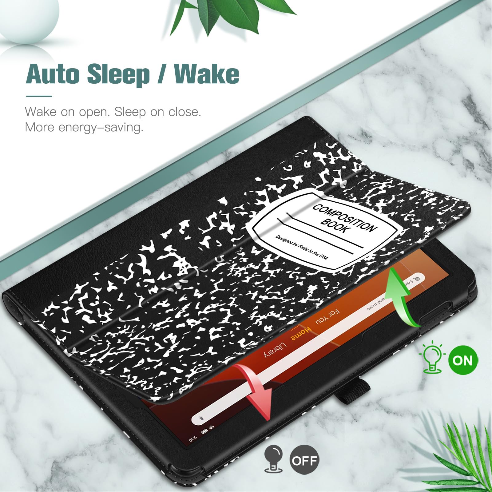 Foto 3 | Funda Tipo Folio Fintie Para Tablet Amazon Fire Hd 10/10 Plus - Venta Internacional.