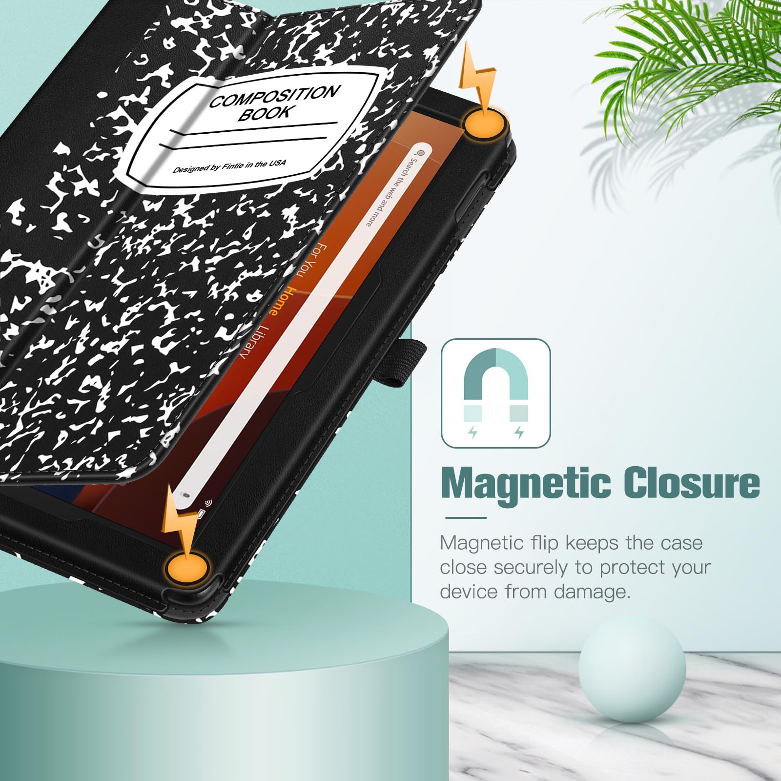 Foto 5 | Funda Tipo Folio Fintie Para Tablet Amazon Fire Hd 10/10 Plus - Venta Internacional.