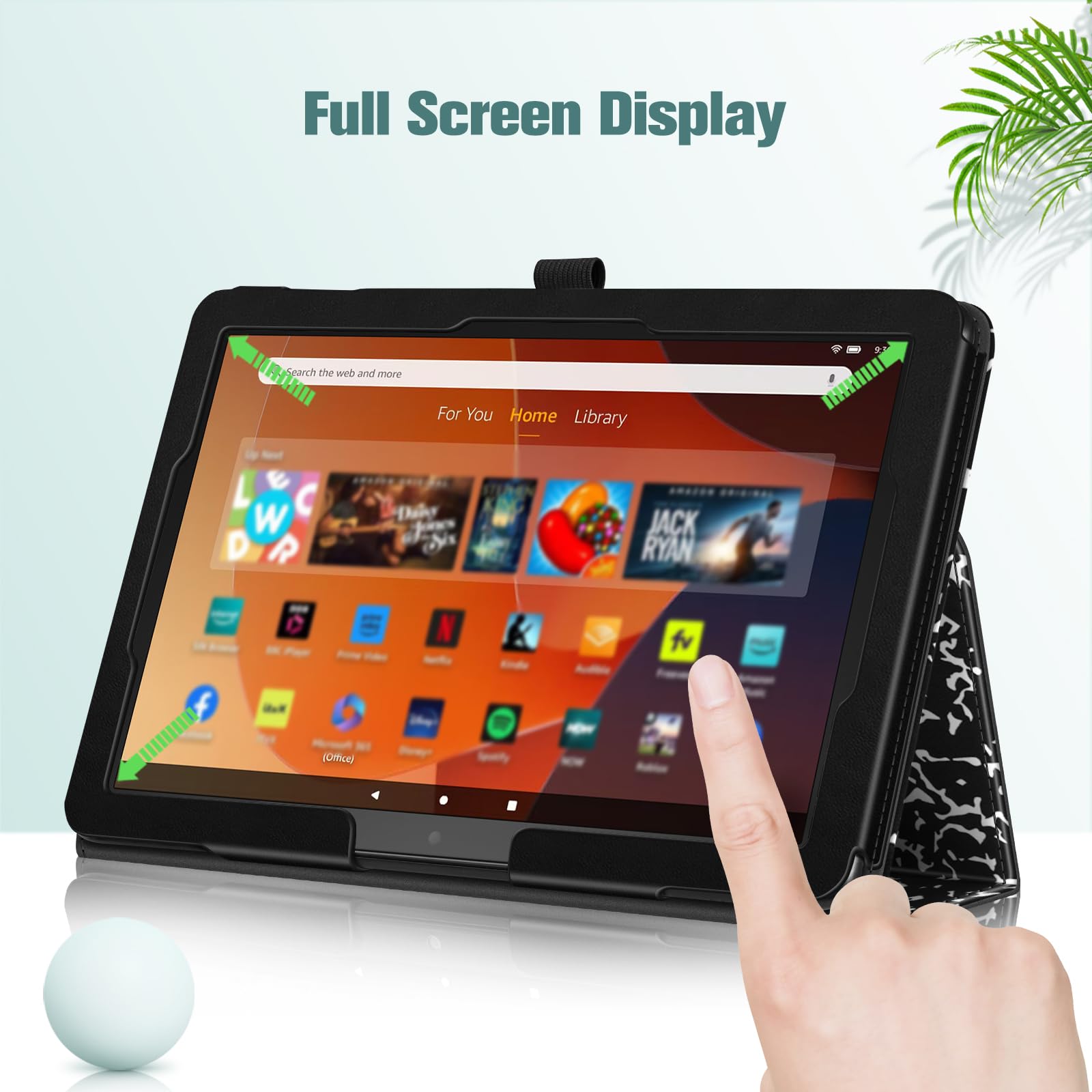 Foto 7 | Funda Tipo Folio Fintie Para Tablet Amazon Fire Hd 10/10 Plus - Venta Internacional.